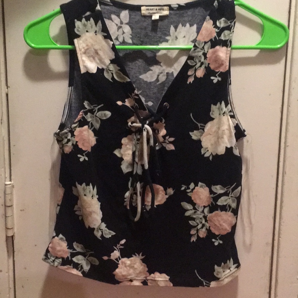 Flower pattern shirt